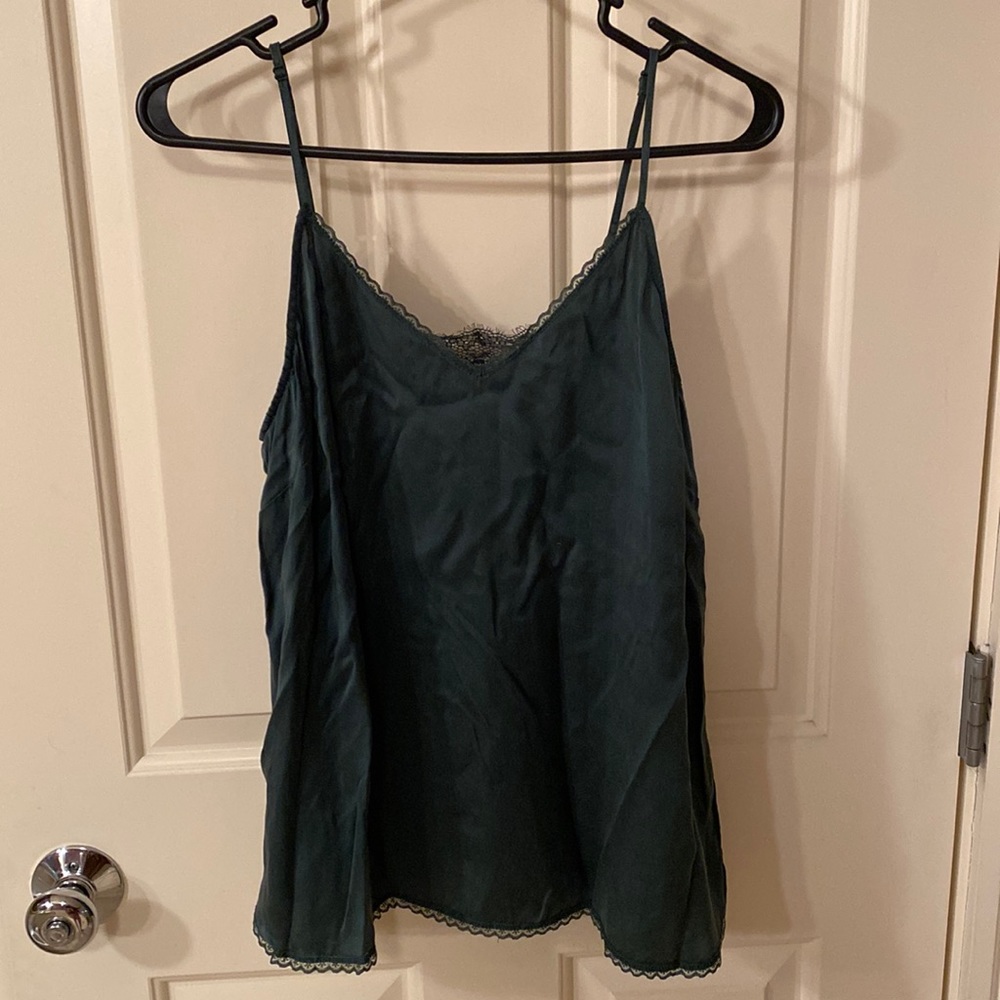 Lace silk cami